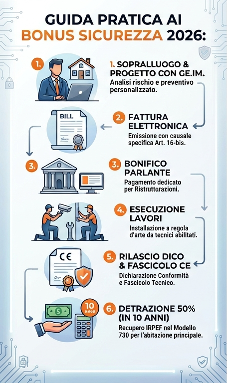 Bonus Sicurezza Come si usa il bonus sicurezza